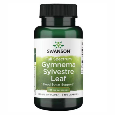 Джимнема Сільвестра, Full Spectrum Gymnema Sylvestre Leaf 400 mg - 100caps