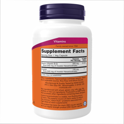 Ніацин, Flush Free Niacin 500mg - 90 vcaps