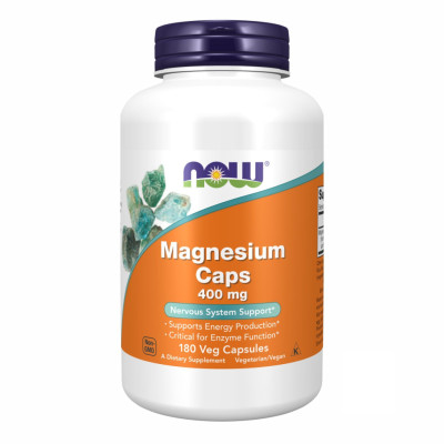 Магній, Magnesium Caps 400mg - 180 vcaps Магній, Magnesium Caps 400mg - 180 vcaps