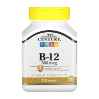 Вітамін Б12, B-12 500 mcg - 110 tabs