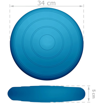 Балансувальна масажна подушка гладка EasyFit Balance Cushion Блакитний Балансувальна масажна подушка гладка EasyFit Balance Cushion Блакитний