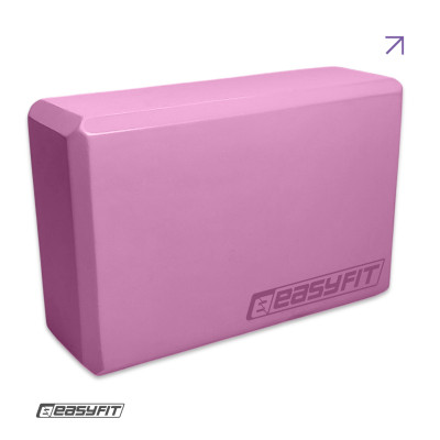Блок для йоги EasyFit EVA Рожевий