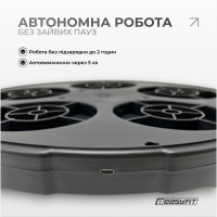 Боксерський тренажер EasyFit настінний  музичний з підсвіткою
