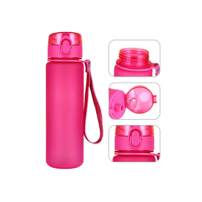 Пляшка для води EasyFit AquaFlow 600 мл (рожева)