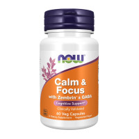 Спокій та концентрація, Calm & Focus with Zembrin® & GABA - 60 vcaps