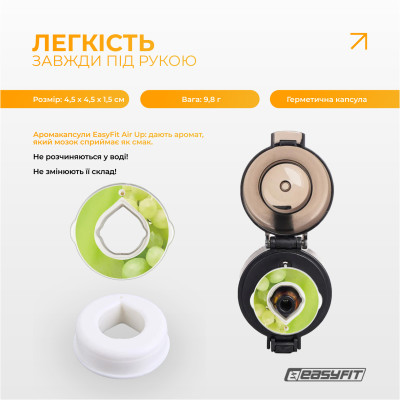 Капсула “Зелений виногад” для пляшки EasyFit Air Up
