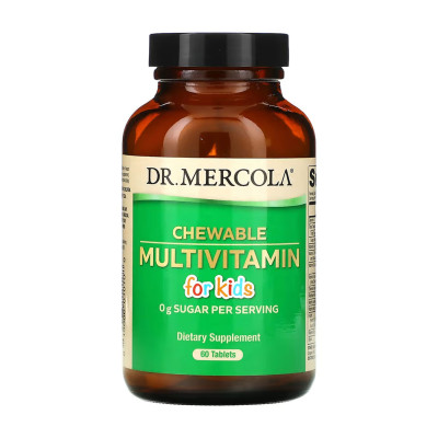 Мультивітаміни для дітей, Chewable Multivitamin for Kids - 60 tabs
