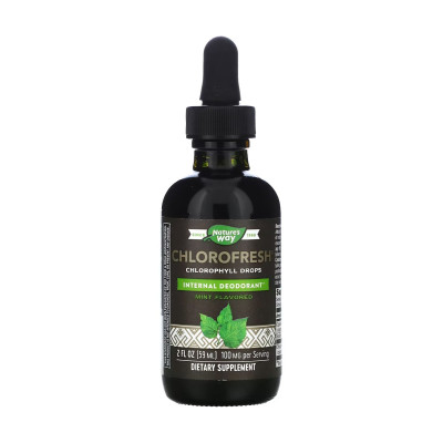 Хлорофіл в краплях, Chlorofresh® Mint 40X Liquid - 59 ml