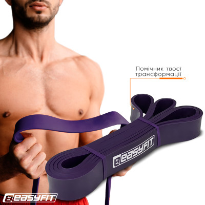 Гумова петля EasyFit ORIGIN 15–45 кг фіолетова