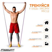 Гумова петля EasyFit ORIGIN 15–45 кг фіолетова