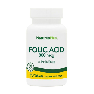 Фолієва кислота, Folic Acid 800mcg - 90 tabs Фолієва кислота, Folic Acid 800mcg - 90 tabs