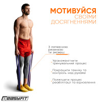 Гумова петля EasyFit ORIGIN 15–45 кг фіолетова