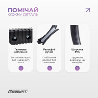 Кільце для пілатесу EasyFit чорне