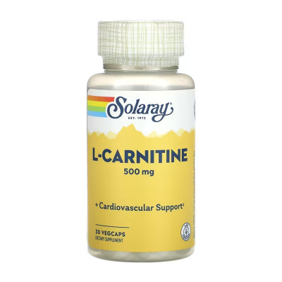 L-Carnitine Free Form 500mg - 30 vcaps L-Carnitine Free Form 500mg - 30 vcaps