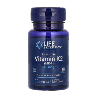 Low Dose Vitamin K2 45 mcg - 90 softgels Low Dose Vitamin K2 45 mcg - 90 softgels