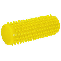 Масажний циліндр EasyFit Spindle з шипами жовтий