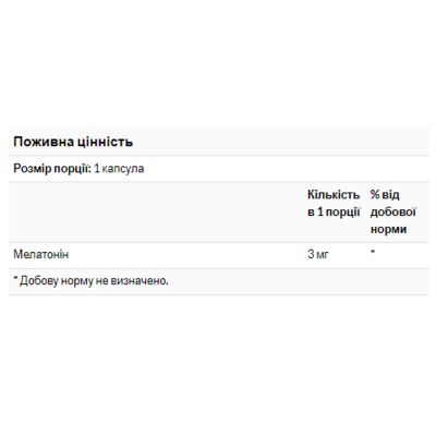 Мелатонін, Melatonin 3mg - 90 lozenges