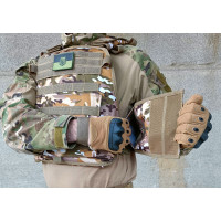 Плитоноска Pantsyr-2 (тактичний військовий жилет, бронежилет MOLLE) Multicam Arid