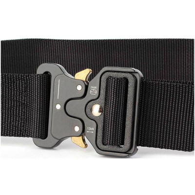 Ремінь тактичний військовий Assault Belt з пряжкою Кобра чорний