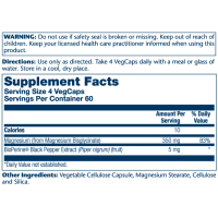 Magnesium Glycinate 350mg - 240 vcaps