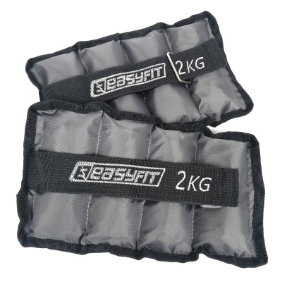 Обтяжувачі для ніг та рук з металом EasyFit Metal 2 кг (пара) Обтяжувачі для ніг та рук з металом EasyFit Metal 2 кг (пара)