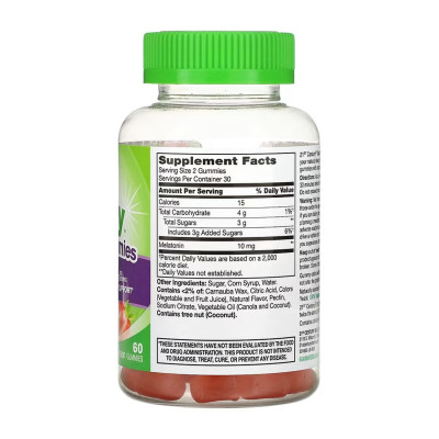 Мелатонін, VitaJoy Melatonin 10 mg - 60 gummies
