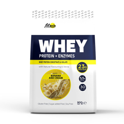 Сироватковий протеїн, Whey - 900g Banana and Cream