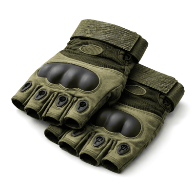 Спортивні рукавиці безпальцеві з посиленим захистом кісточок Olive Pro