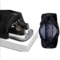 Комплект 1016. Спортивна сумка EasyFit ActivePack чорна + Пляшка для води EasyFit CHFe 1000 мл + Швидкісна скакалка EasyFit 280 см з підшипником