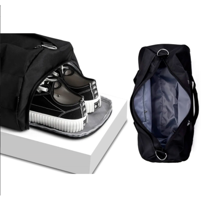 Комплект 1016. Спортивна сумка EasyFit ActivePack чорна + Пляшка для води EasyFit CHFe 1000 мл + Швидкісна скакалка EasyFit 280 см з підшипником